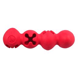 JW Playbites Caterpillar Aktivitetsleksak För Hunden RÖD