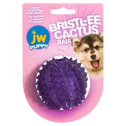 JW Puppy Bristlee Cactus Ball för valpar och vuxna hundar