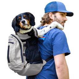 K9 Sport Sack AIR PLUS2 Hundryggsäck Hundar på tur GRÅ