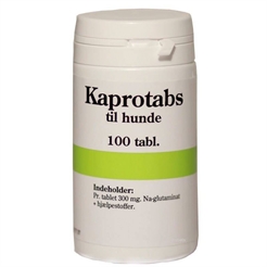 Kaprotabs tabletter stoppar din hund från att äta prutt