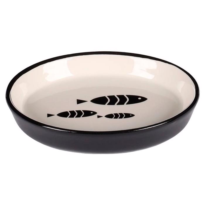 Flamingo Design Sardi Low Ceramic Cat Bowl 150ml