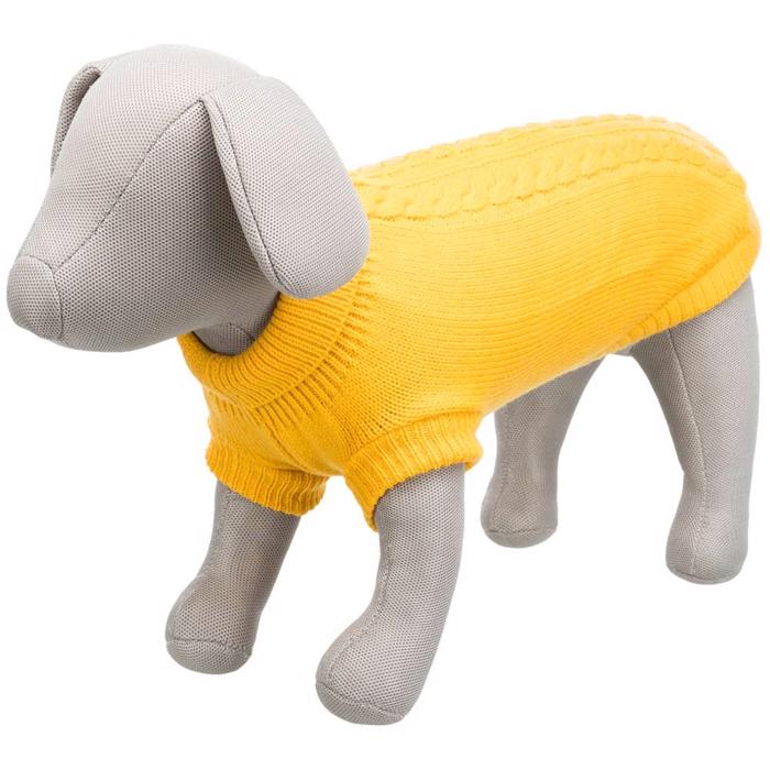 Trixie Stickad Tröja For The Dog Design Kenton Gul