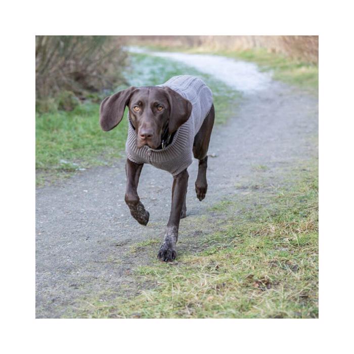 Trixie Stickad Tröja For The Dog Design Kenton Grey