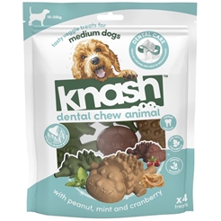 Knash Dental Chew Animal Veggie Godis Medium 4st