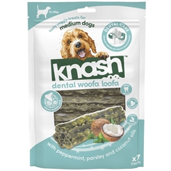 Knash Woofa Loofa Dental Stick Care Mint & Coconut Oil 7st