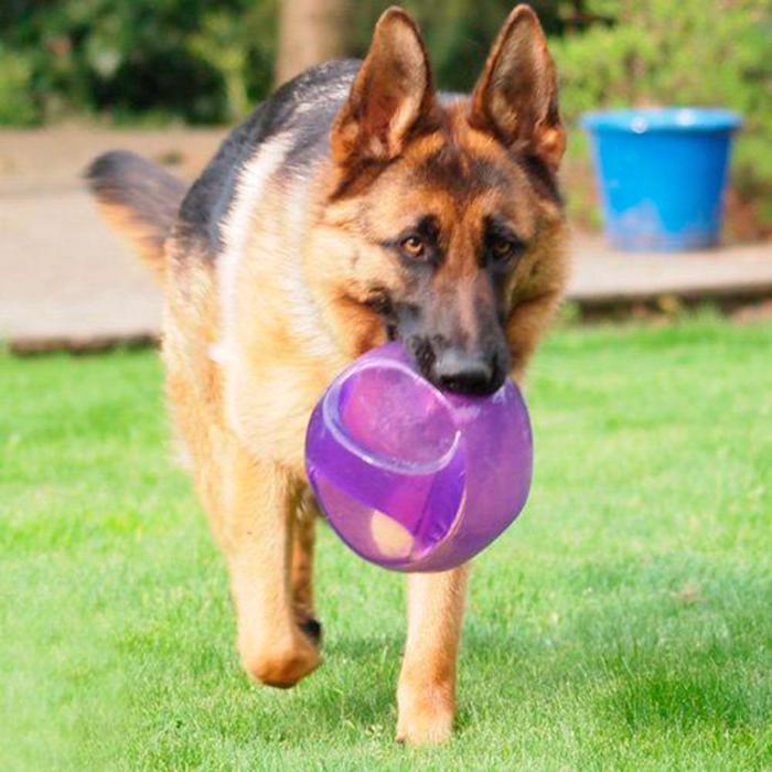 KONG Jumbler Ball med Pipljud och Inre Boll