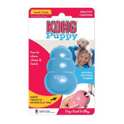 KONG Puppy Leksak och Aktivering För Valpar Ljusblå