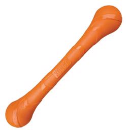 KONG Squeakstix lång kastpinne för hämtning och spel Orange Large