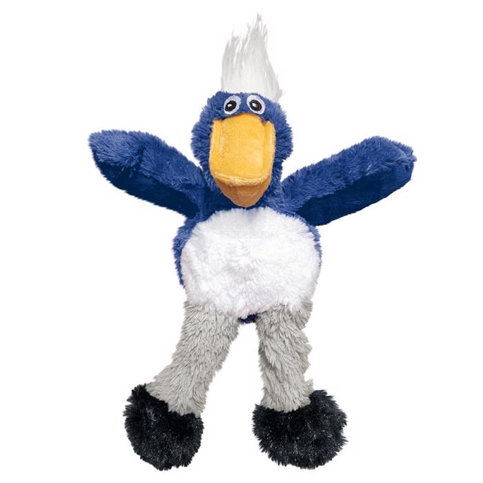 KONG Wild Knots Bird Dog Toy Blue Toucan