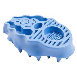 Kong Zoom Groom Dog Brush Blå Massage Gummiborste För Lösa Hår
