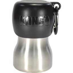 KONG H2O Rostfri Design Vattenflaska För Hundar 280ml Svart