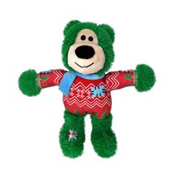 KONG Holiday Wild Knots Bear Röd julnalle Möt Green Snoppy