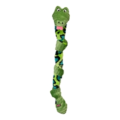 Kong Knots Snake Hundleksak Snake Siea Grön Mix