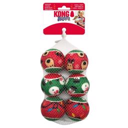 Kong Holiday SqueakAir Den festliga julbollen Anno2024 6-PACK