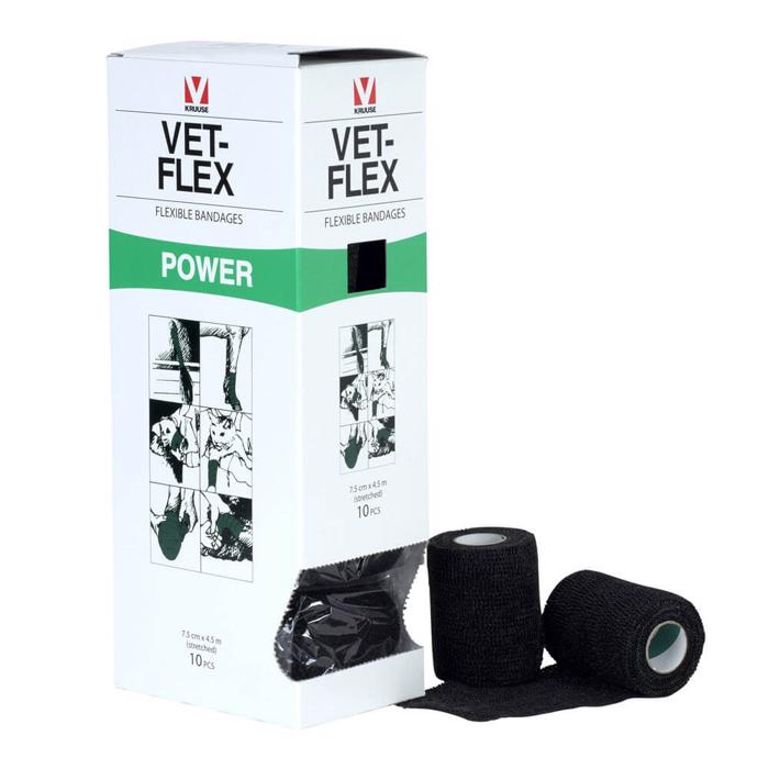 Kruuse Power Vet Flex Black Veterinarian\'s Choice 7,5 cm Bred