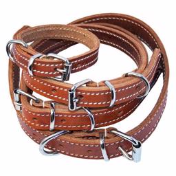 Ozami Läder Halsband För Hunden i Cognac