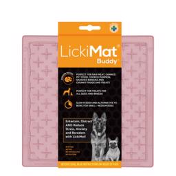 LickiMat BUDDY Aktivitetsmatta i silikon i färgen Guava