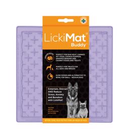 LickiMat BUDDY Aktivitetsmatta i silikon i färgen Lavendel