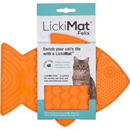 LickiMat CAT FELIX Silikonaktivitet Lick Mat Orange