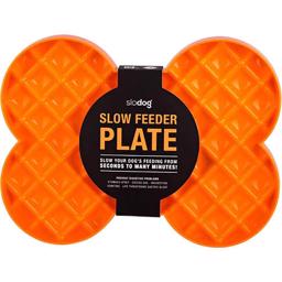 LickiMat Slow Feeder Tallrik Matskål För Svalhals Orange