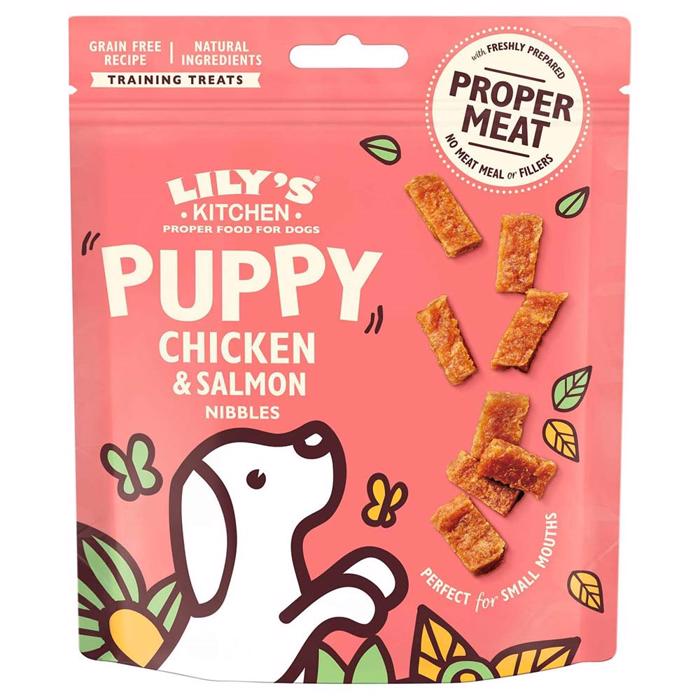 Lily\'s Kitchen Puppy Chicken & Lax Nibbles 70g