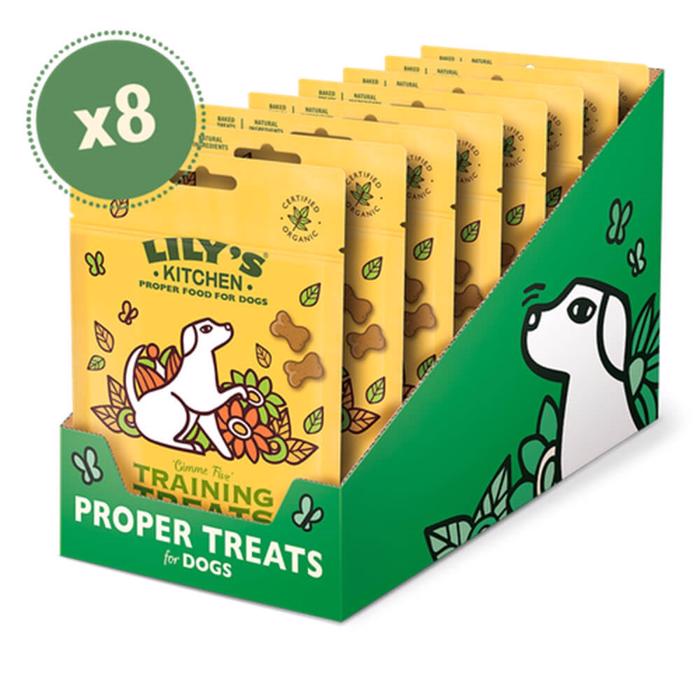 Lily\'s Kitchen Training Treats Gimme Five Cheese & Apple Megapack 8 st