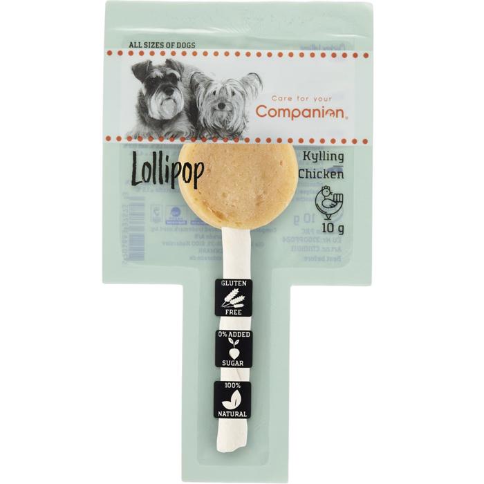 Companion Lollipop Slickepinne Med Kyckling 1 st