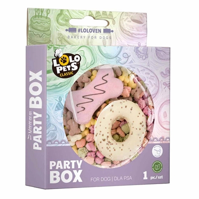 Lolo Pets Classic Den Berömda PARTY BOX Fylld med Mums