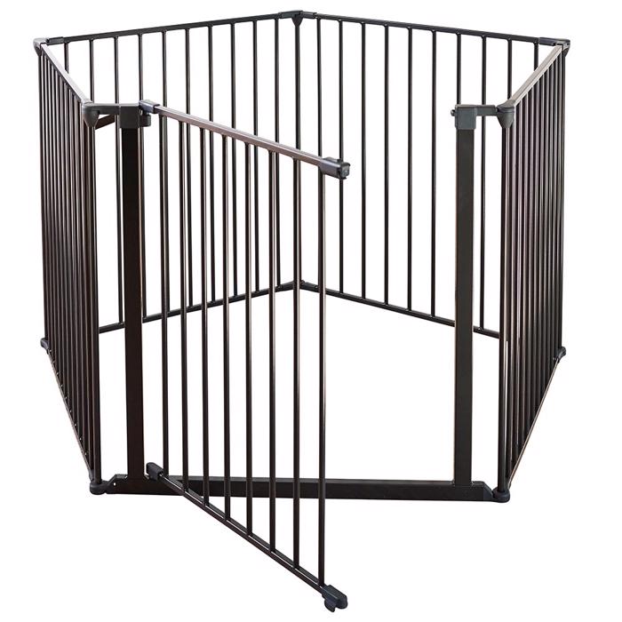 DogSpace Max Multi 2i1 Lekhage och Hundgrind 70,5 cm SVART