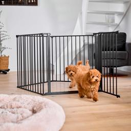 DogSpace Max Multi 2i1 Lekhage och Hundgrind 70,5 cm SVART