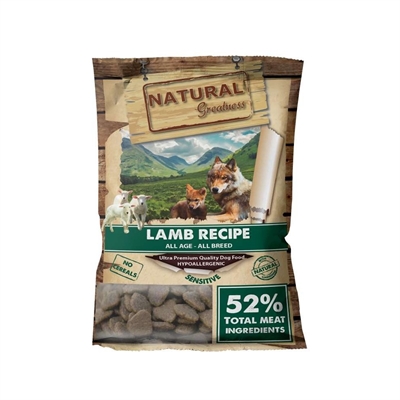 Natural Greatness Ultra Premium Spannmålsfritt SMAKPROV Lamm 100g