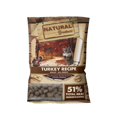 Natural Greatness Ultra Premium Spannmålsfri SMAKPROV Kalkon 100g