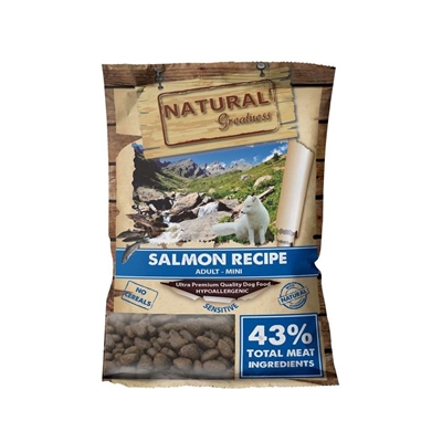 Natural Greatness Ultra Premium Spannmålsfri SMAKPROV Lax Mini 100g