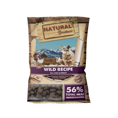 Natural Greatness Ultra Premium Spannmålsfritt SMAKPROV Vilt 100g