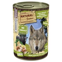 Natural Greatness Monoprotein Våtfoder med Angus, svamp, ingefära & rosmarin