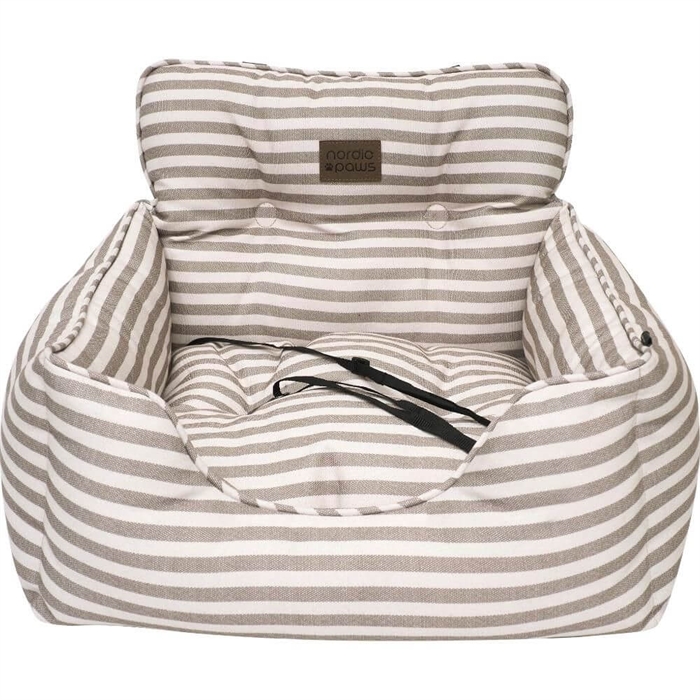 Nordic Paws Cozy Deluxe Bilbarnstol För Hund Modell Bailey
