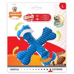 Nylabone Extreme Dura Chew X-Bone med nötköttssmak L