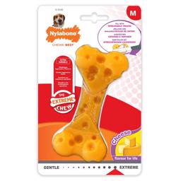 Nylabone Extreme Chew Cheese Bone Chew-smaksatt Chew Toys