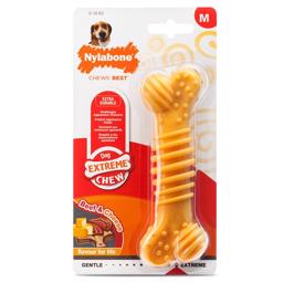 Nylabone Extreme Chew Texture Bone med smak av kyckling och ost