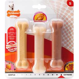 Nylabone Extreme Chew Value Pack Liten med 3 smaker