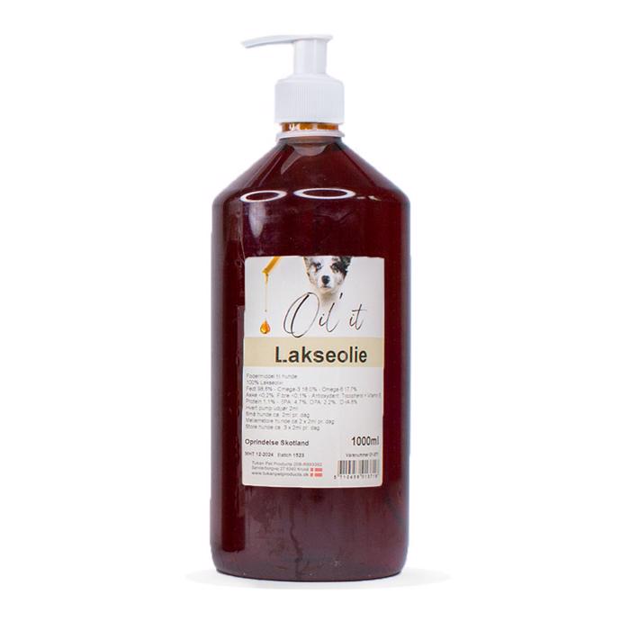 Oil\'it Laxolja för hundar Omegaolja 1000ml