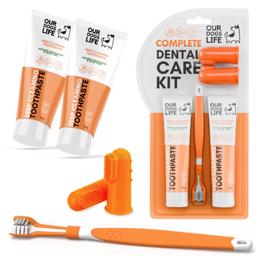 Dogslife Dental Care Kit Komplett Tandvård Set För Hunden 5 delar