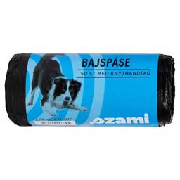 Ozami Dog Bags With Hank Black 50 st