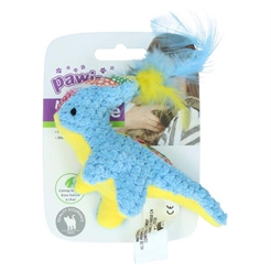 Pawise Meow Meow Kattleksak Dinosaurie Blå & Gul