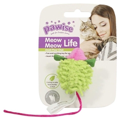 Pawise Meow Meow Kattleksak Mus Grön & Rosa
