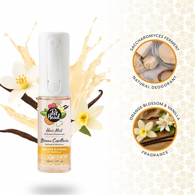 Pet Head Hair Mist Hundparfym & Deodorant Orange Blossom & Vanilla 100ml