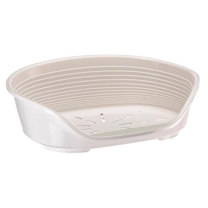 Siesta DeLuxe Hund Plastbädd För Utomhus & Inomhus WHITE