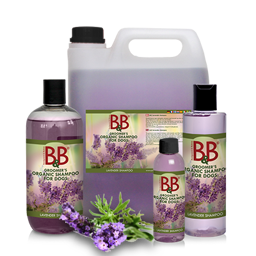 Ekologiskt hundschampo med lavendel
