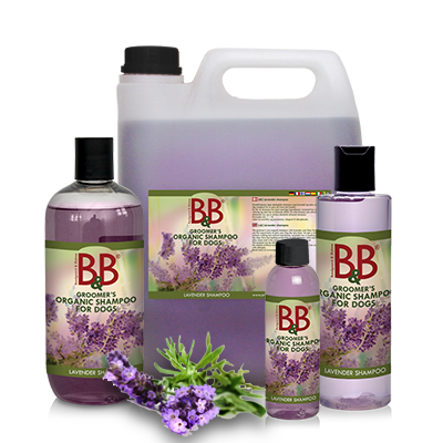 Ekologiskt hundschampo med lavendel
