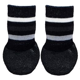 Trixie All-Round Non-Slip Gummi Anti Slip Hundstrumpor Svart